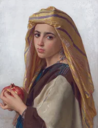 Jeune fille avec une grenade